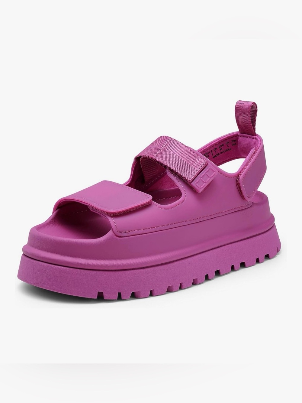 Dream Pairs Chunky Platform Adjustable Hook and Loop Summer Sandals size 7